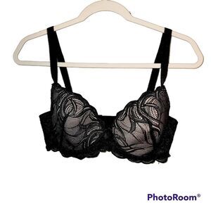 Paramour black bra size 38 C
